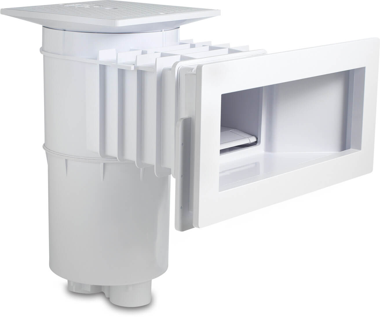 Hayward Auto-Skim Large Skimmer breit ABS 2" Innengewinde Weiß rechteckig