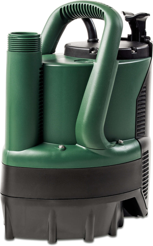 DAB Verty Nova 200M Tauchpumpe verstärkt Kunststoff 1 1/4" Außengewinde 1,3A 230VAC Grün/Schwarz mit Schwimmer