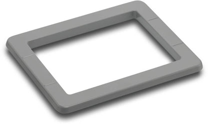 Ocean Flansch mit Blende für Skimmer ABS 211 mm x 263 mm Grau Kleiner Maßstab Typ Standard
