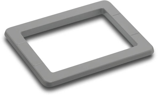 Ocean Flansch mit Blende für Skimmer ABS 211 mm x 263 mm Grau Kleiner Maßstab Typ Standard