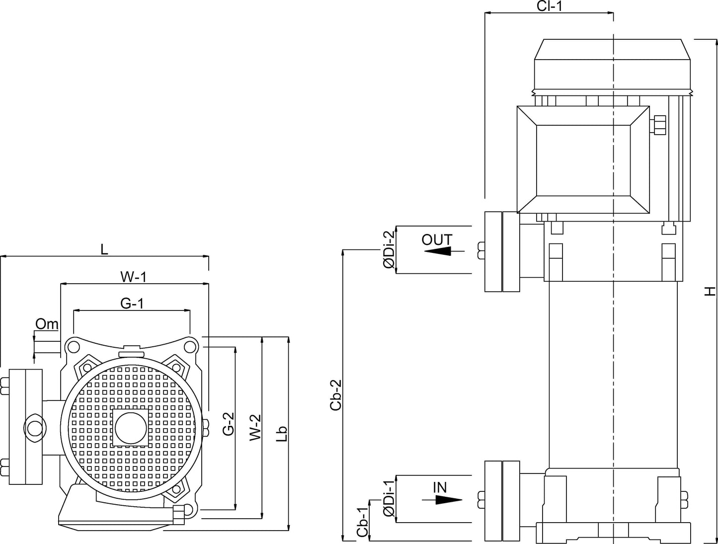 Foras Mehrstufige Kreiselpumpe Gusseisen 1 1/4" Innengewinde 5,1A 230/400VAC Blau