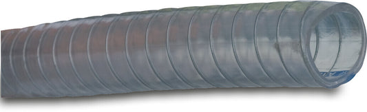 Merlett Saugschlauch PVC 60 mm x 72 mm 2,5bar 0.8bar Transparent - klar 30m Typ Armorvin HNA