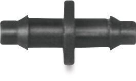 NaanDan Verbinder Kunststoff 4/7 mm Tülle Schwarz (VE: 10 St.)