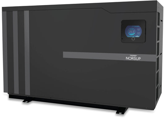 Norsup Seitlich SG Silent-Pro 13 Wärmepumpe Inverter Stahl 50 mm 10,3A 230VAC Schwarz