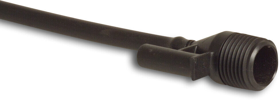NaanDan Schlauch mit Adapter PE 1/2" x 5/8 mm Außengewinde x Bayonet V-Teil 100cm Typ Stand 50 (VE: 10 St.)