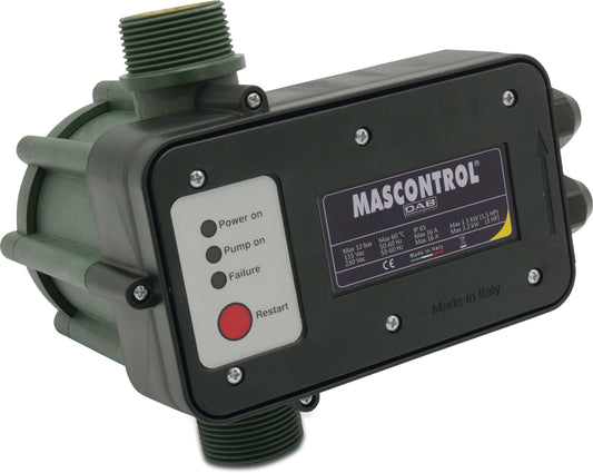DAB Mas Control ohne Kabel Press control mit Trockenlaufschutz 1 1/4" Außengewinde 230VAC Grün