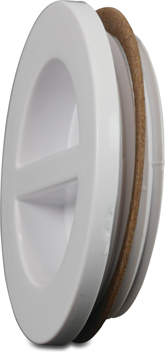 Hayward Stopf mit O-ring 1 1/2" Außengewinde Weiß flach