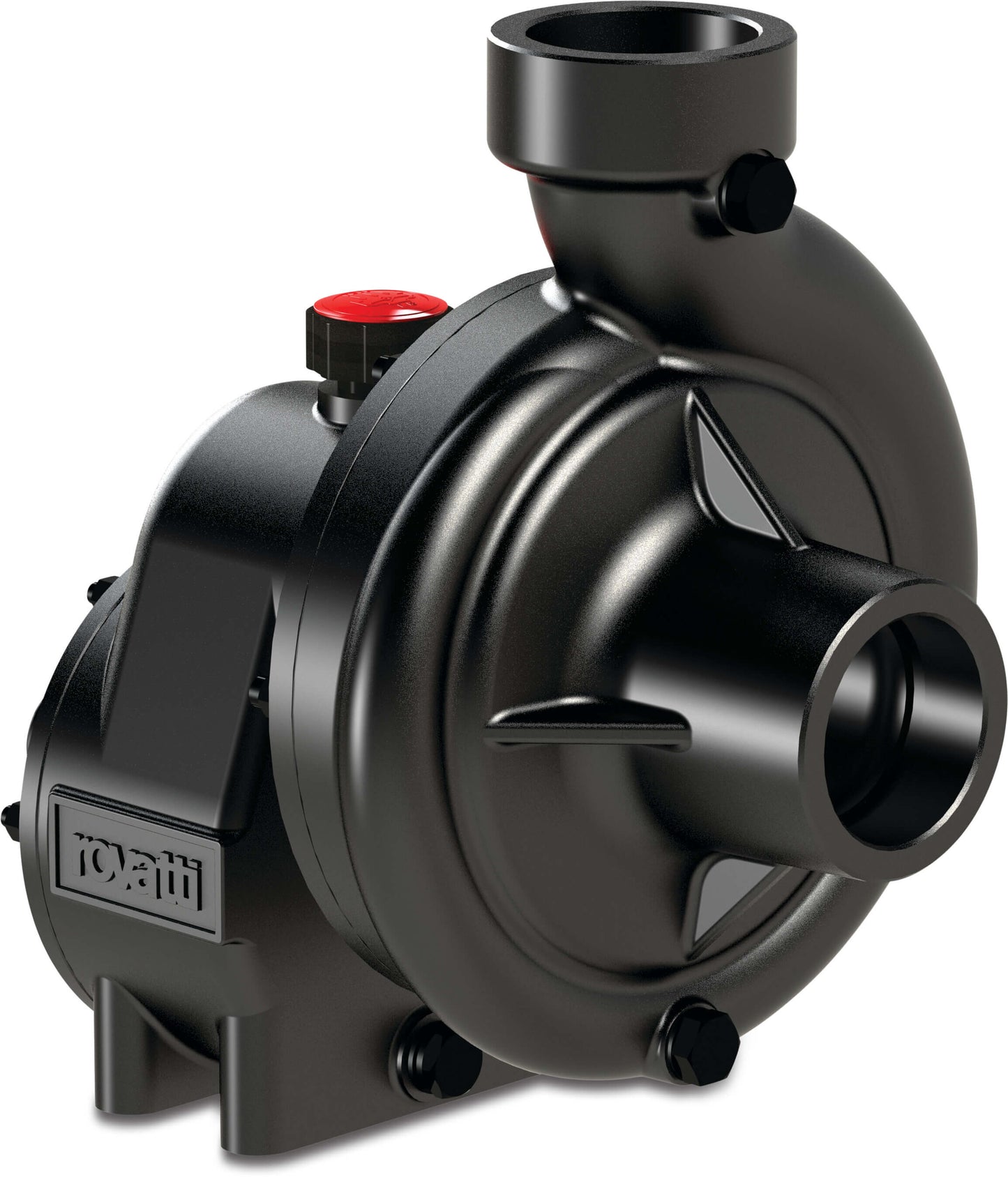 Rovatti T0F-50 Kreiselpumpe Gusseisen DN50 DIN Flansch Schwarz