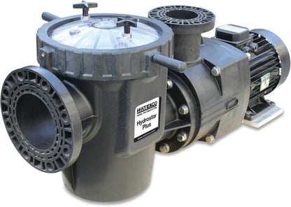 Waterco Schwimmbadpump öffentlicher Bereich 6" x 4" DIN Flansch 20,3A 400VAC Schwarz Typ Hydrostar Plus