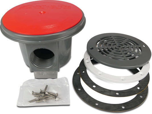 Hayward Bodenablauf 1 1/2" x 2" Innengewinde 2 Stück