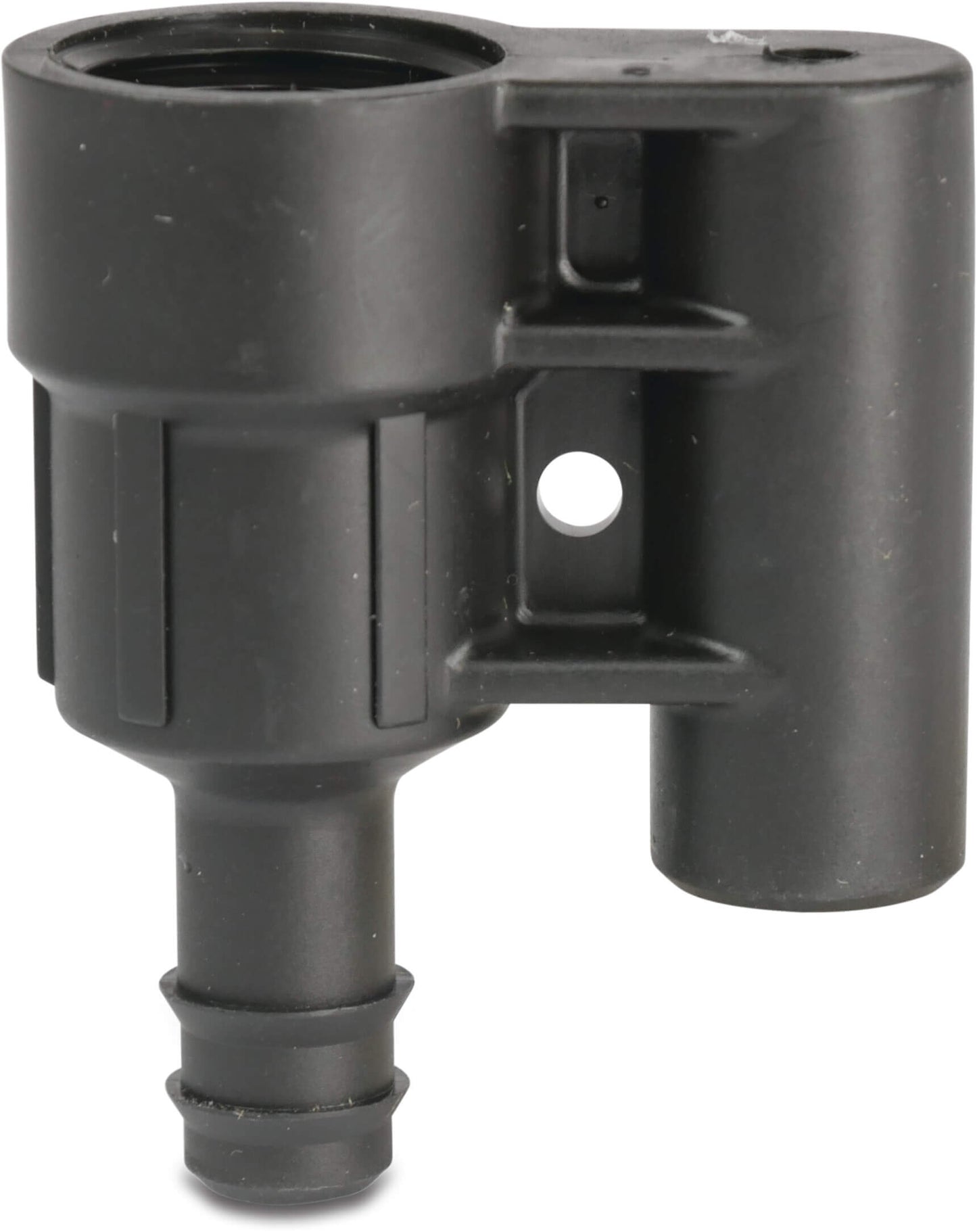 NaanDan Adapter Kunststoff 1/2" x 9/12 mm Innengewinde x Tülle Schwarz Typ stand 52 (VE: 10 St.)