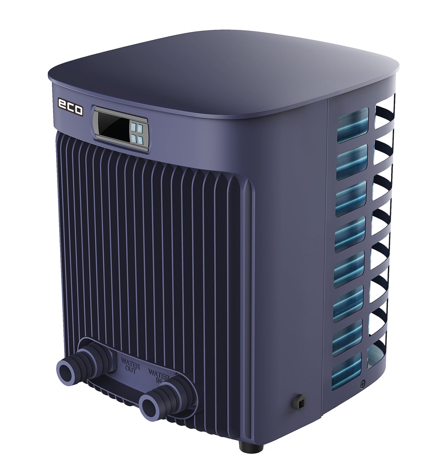 ECO Wärmepumpe Stahl 230VAC Schwarz Typ Plug & Play 2,5 kW/32
