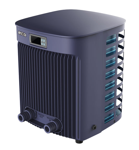 ECO Wärmepumpe Stahl 230VAC Schwarz Typ Plug & Play 2,5 kW/32