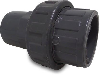 Profec Verschraubung PVC-U Klebemuffe x Stutzen 10bar DN50 Grau
