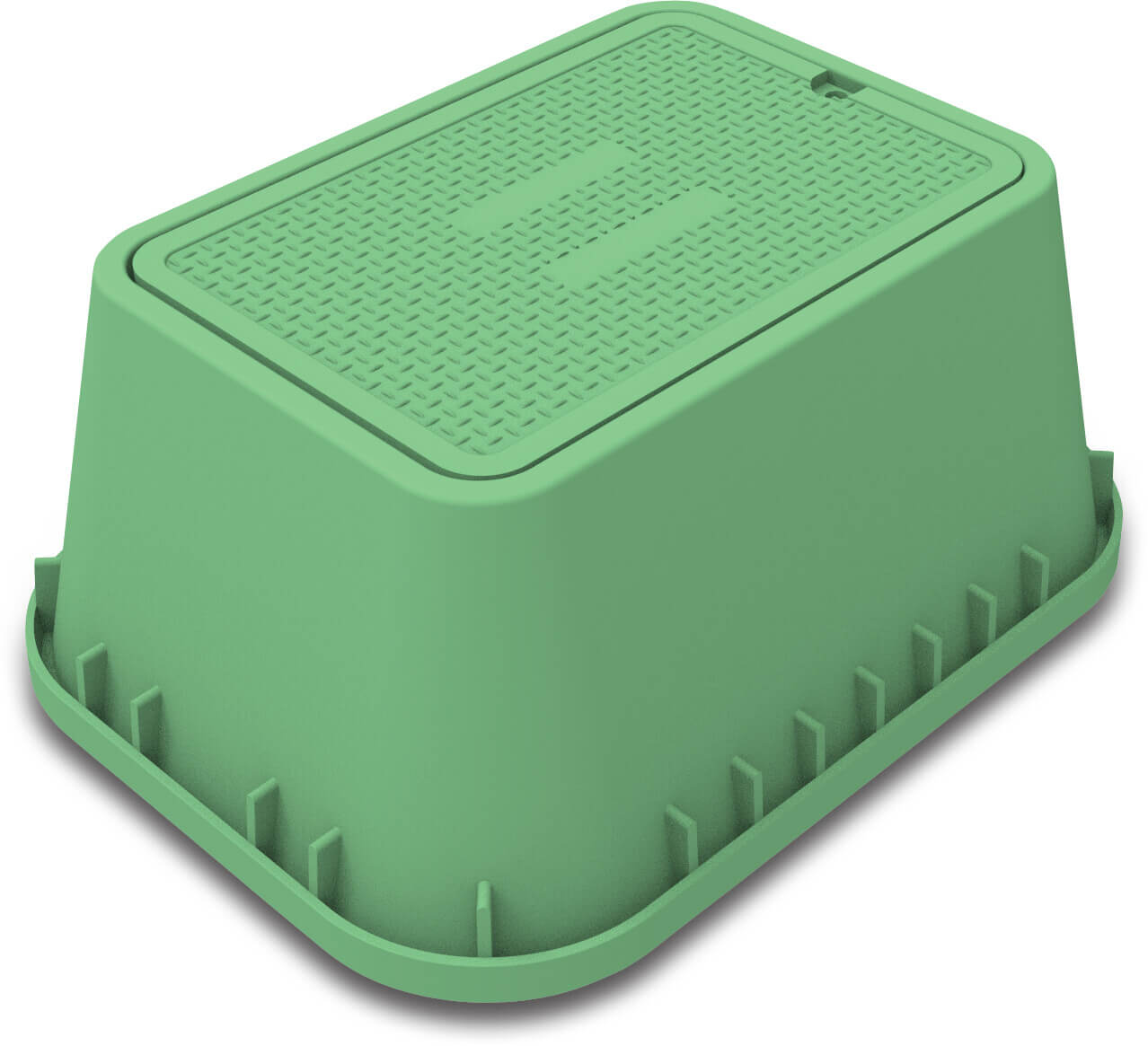 Profec Hydrantschutzgehäuse rechteckig HDPE Grün Typ VB-1220