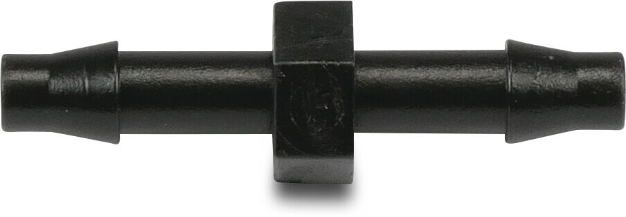 Schlauchverbinder PP 6 mm Tülle 3,5bar Schwarz (VE: 10 St.)