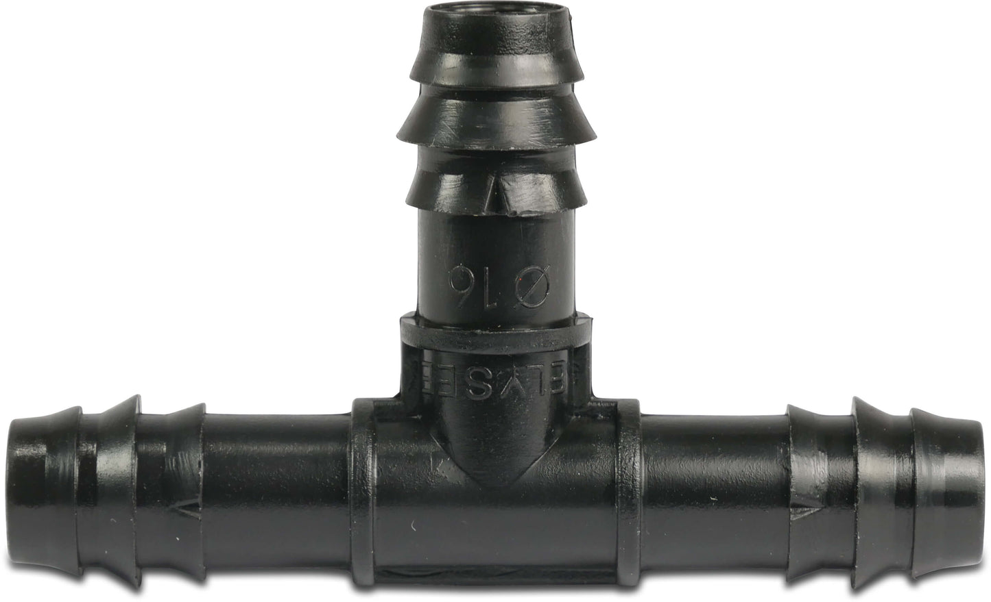 T-Stück 90° POM Tülle 4bar Schwarz