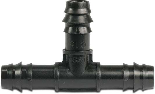 T-Stück 90° POM Tülle 4bar Schwarz