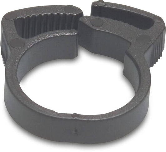 Schlauchschelle PP 16 mm Schwarz