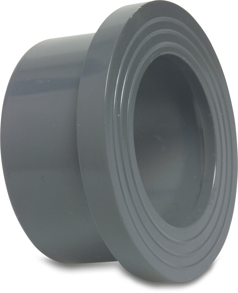 Profec Bundbuchse PVC-U Klebemuffe 10bar DN300 Grau PN10 WRAS