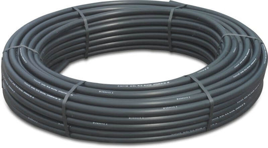 Druckrohr PE100 63 mm x 3,8 mm Glatt SDR17 10bar Schwarz 100m DVGW