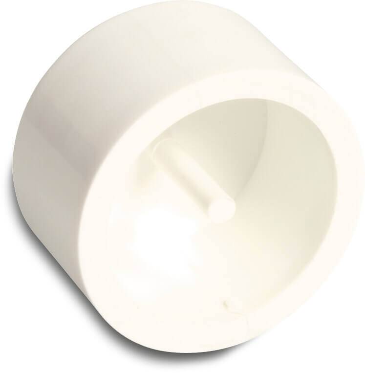 Kappe PVC-U 2" Imperial Klebemuffe 16bar Weiß