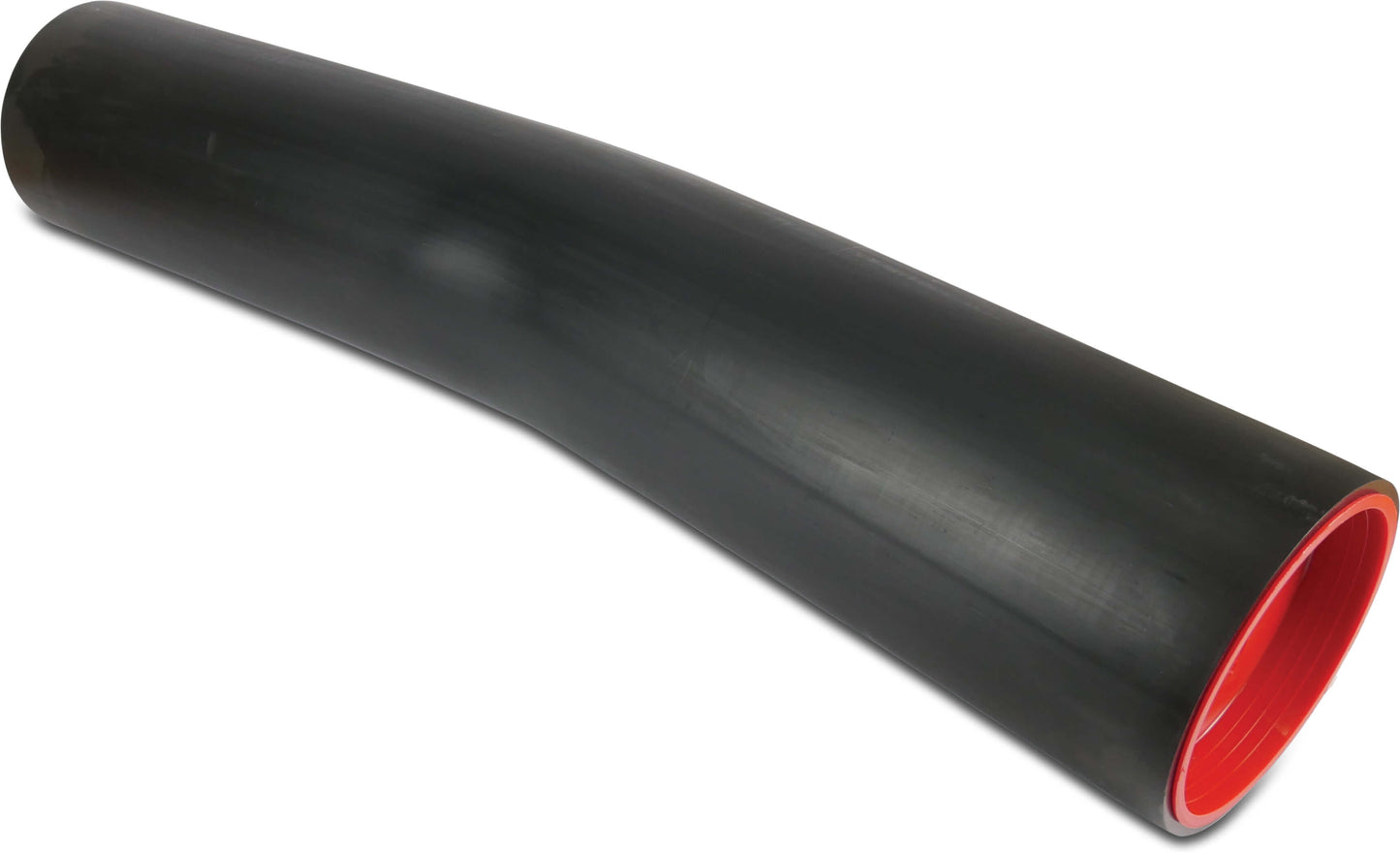 Bogen 11° PE100-RC Glatt SDR17 10bar Schwarz DVGW Typ aus Rohr hergestellt