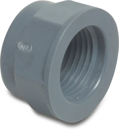 Kappe PP 3/8" Innengewinde 10bar Grau