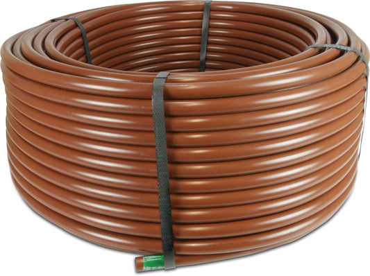 Azud Druckrohr PE40 16 mm x 1,2 mm Glatt 4bar Braun 100m