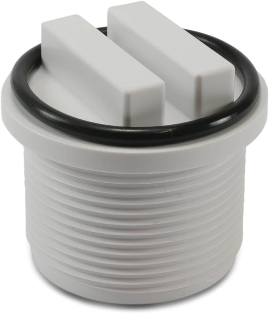 Hayward Stopf mit O-ring 1 1/2" Außengewinde Weiß