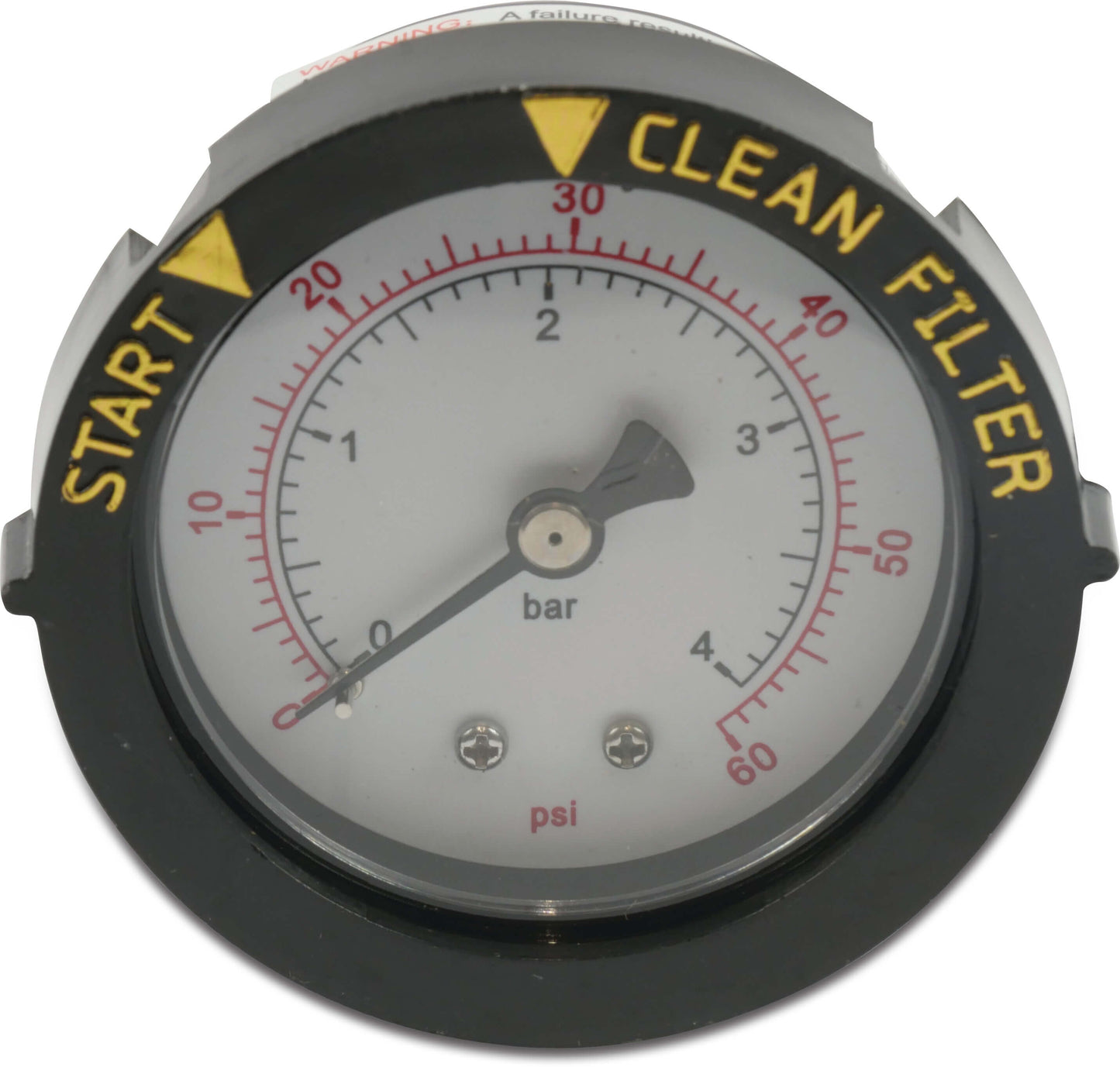 Pentair Manometer 50 mm Außengewinde 0 - 4bar Typ Trockenrücklaufanschluss 1/4" R152046