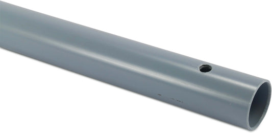 Beregnungsrohr PVC-U 32 mm x 1,6 mm Klebemuffe x Glatt 10bar 3/8WW Dunkelgrau 90cm 4,54m