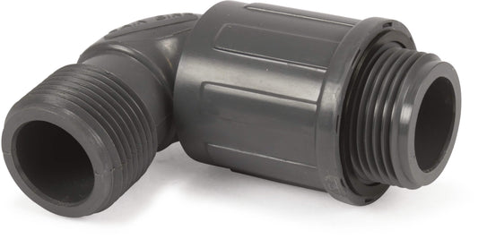 Rain Bird RB1306-010 Winkelverschraubung 90° PVC 1" Außengewinde 10bar Grau