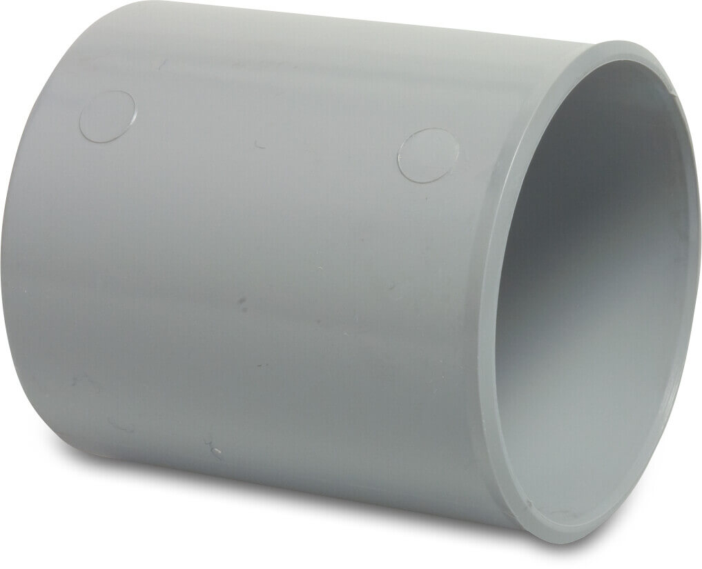 Reparaturmuffe PVC-U Klebemuffe Grau KOMO