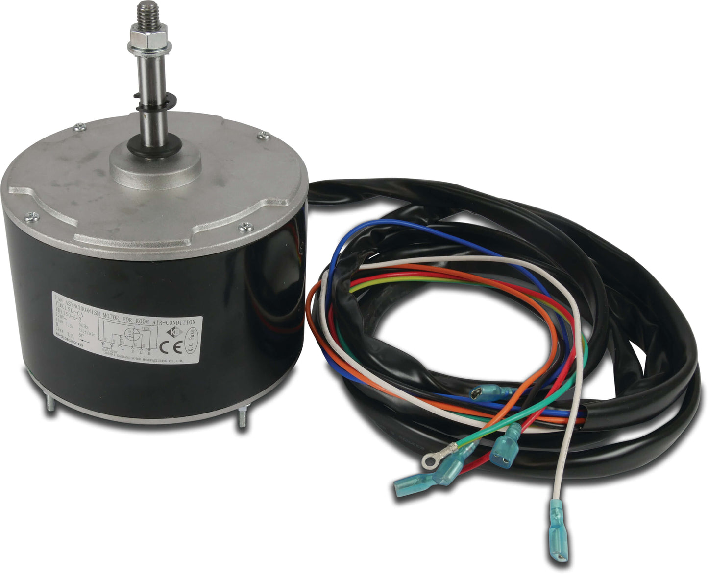 Axial Lüftermotor 150W YDK150-6-2 Typ vertikal mit Lüfterkondensator