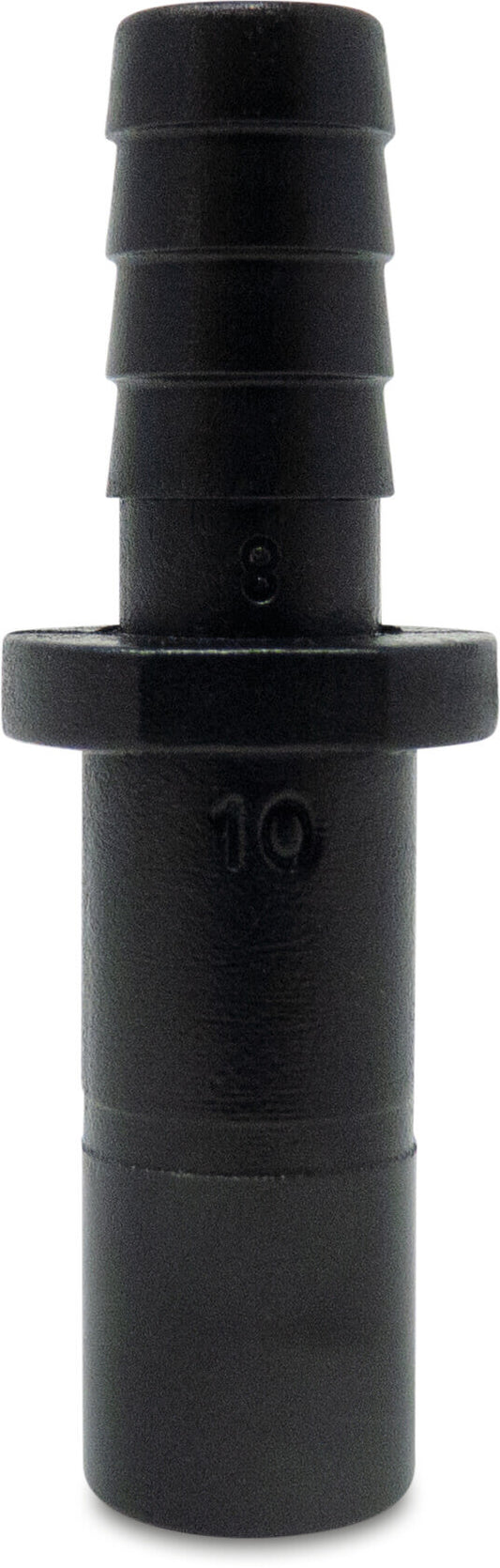 Verbinder POM Stutzen x Tülle 16bar Schwarz WRAS Typ Aquaspeed