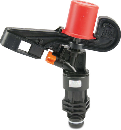 NaanDan Vollkreisregner Kunststoff 1/2" Außengewinde Blau Typ 6025 SD