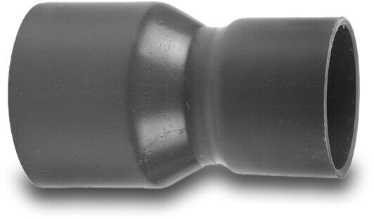 VDL Reduziermuffe PVC-U Klebemuffe 12.5bar Grau Typ aus Rohr hergestellt