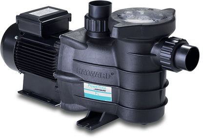 Hayward Schwimmbadpumpe PP GF 50 mm Klebemuffe 2A 230VAC Schwarz 0.33PS