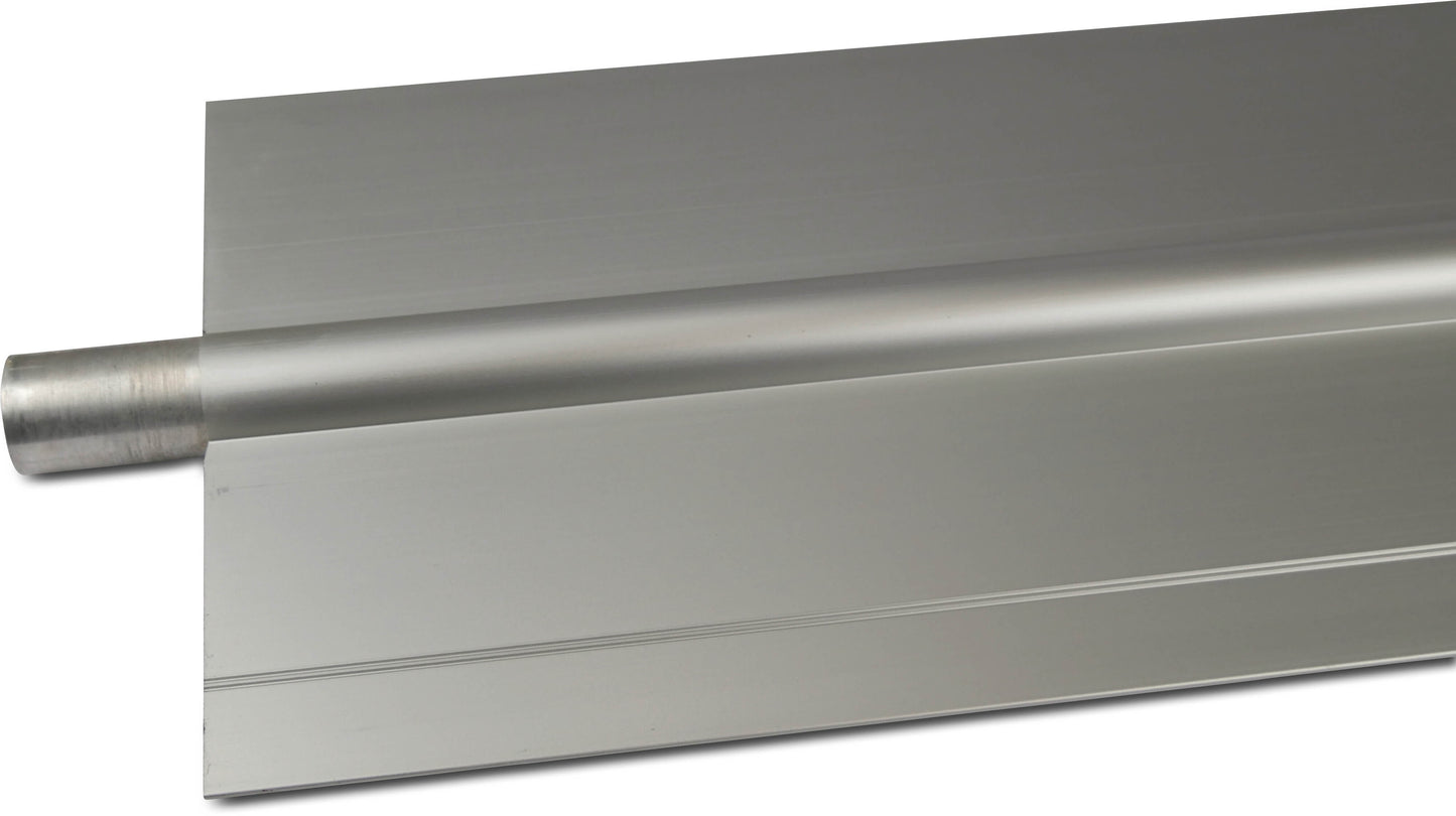 Twin-Rohr Aluminium Anodisiert 22 mm Glatt 6m