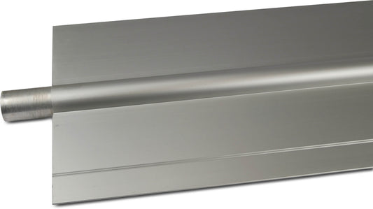 Twin-Rohr Aluminium Anodisiert 22 mm Glatt 6m