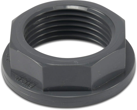 VDL Mutter PVC-U Innengewinde Grau