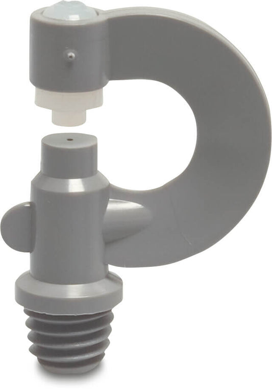 VDL Nebeldüse Nylon 3/8WW Außengewinde 0,75 mm Grau/Weiß