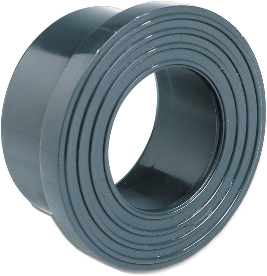 Profec Bundbuchse PVC-U 5" Imperial Klebemuffe 16bar Grau WRAS