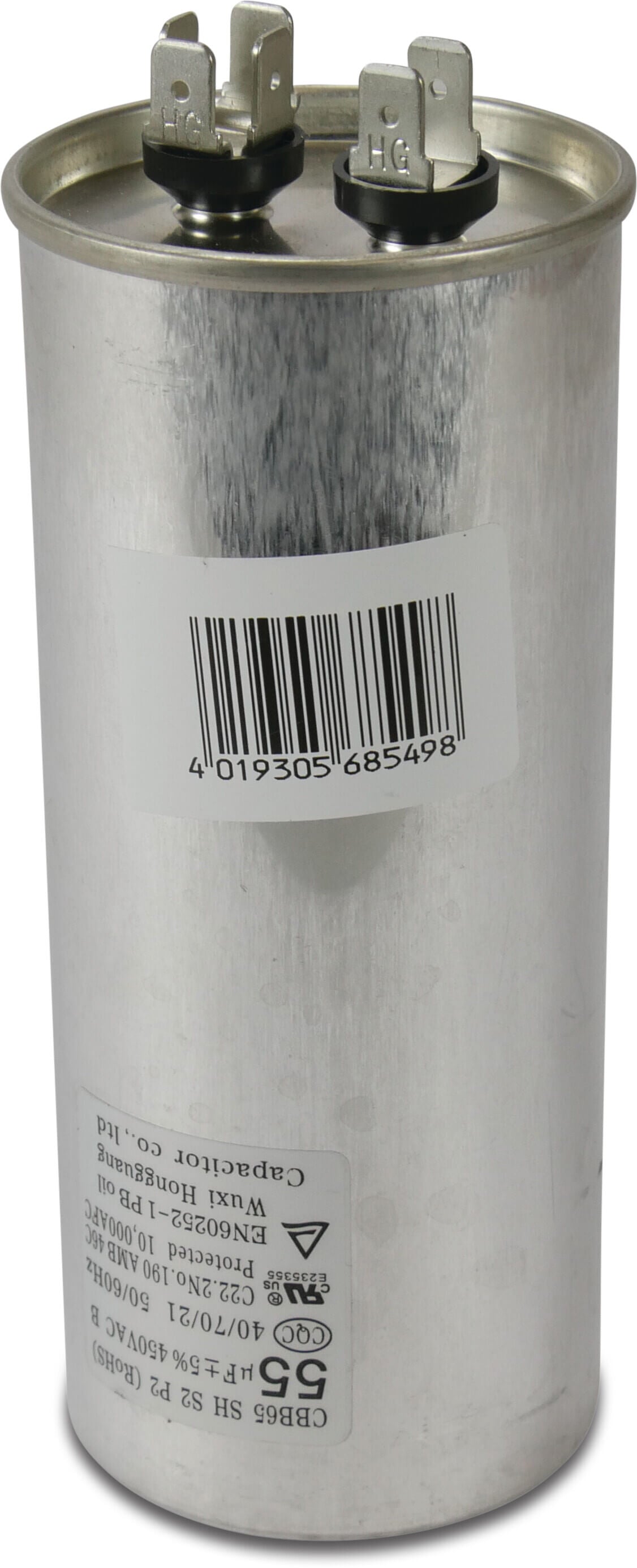 Kondensator 55µF Typ rund