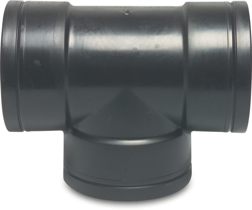 T-Stück 90° PP Innengewinde 6bar Schwarz