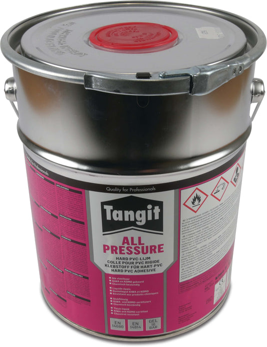 Tangit Kleber 4500g KIWA Typ All Pressure Label EN/DE/NL/FR