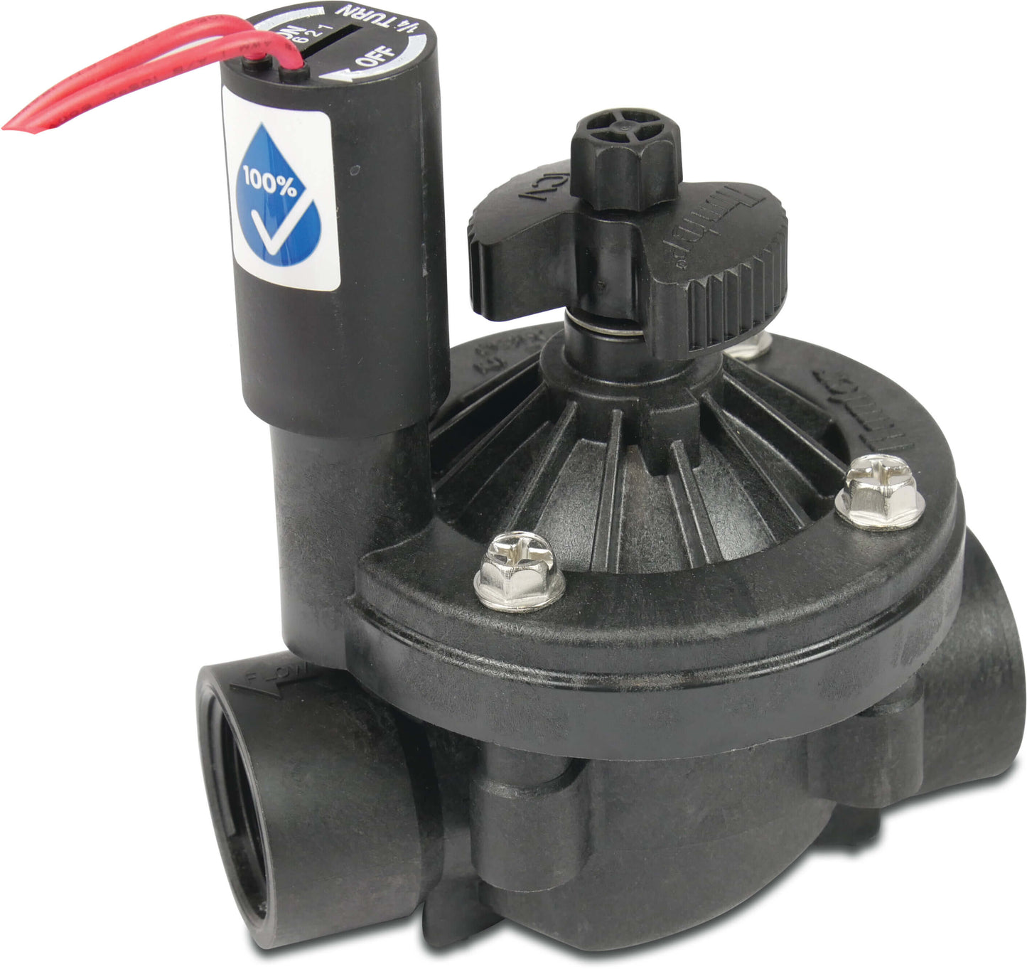 Hunter mit Durchflussregelung Magnetventil glasfaserverstärktes Nylon Innengewinde 15bar 24VAC