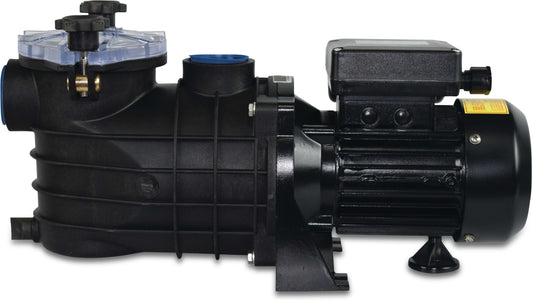 PSH Micro 25 Schwimmbadpumpe PP/GF30 1 1/2" Innengewinde 1,4A 230VAC Schwarz