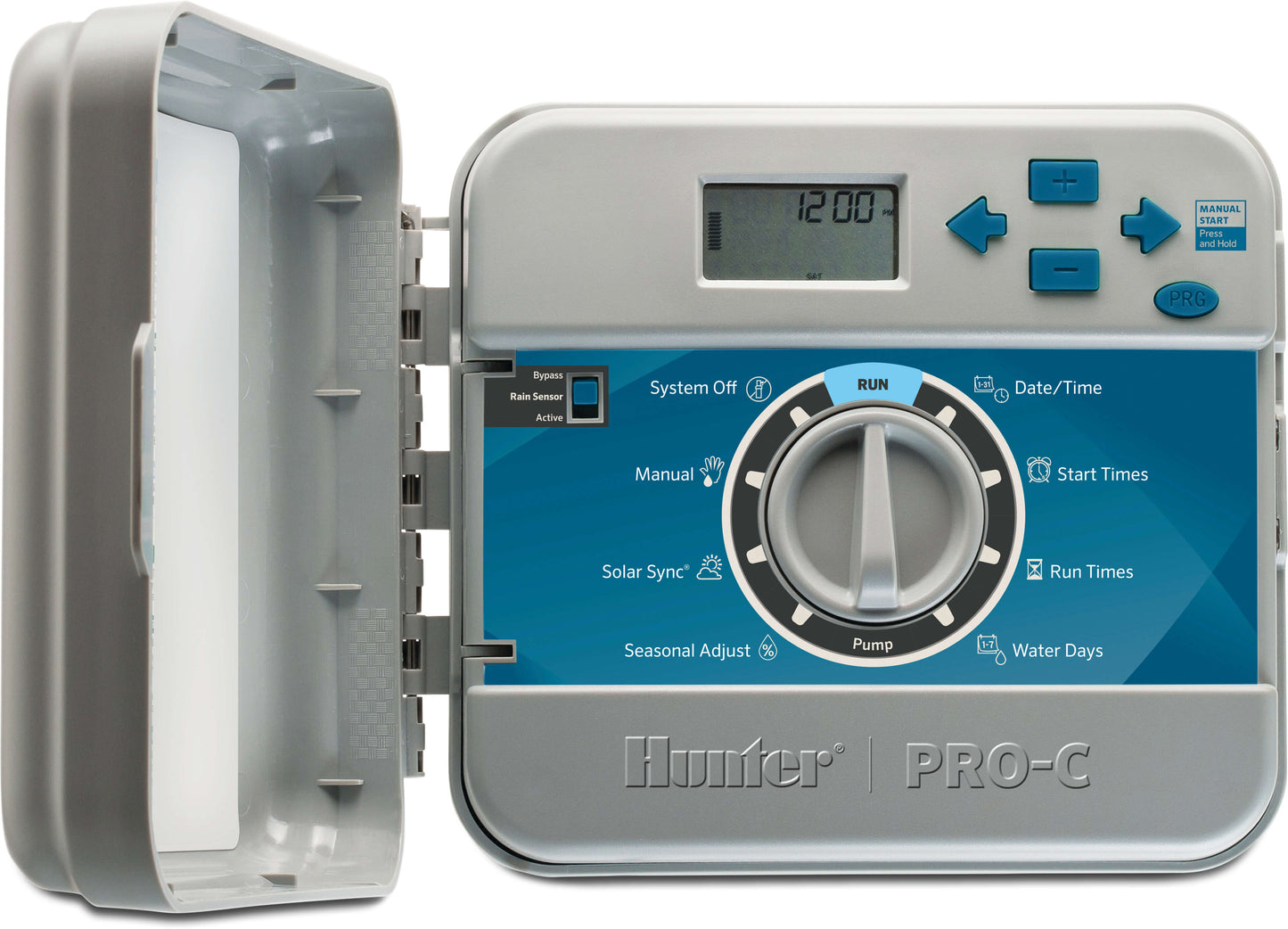Hunter Pro-C 401-iE Indoor Steuergerät 24VAC Weiß/Blau 4 Stationen